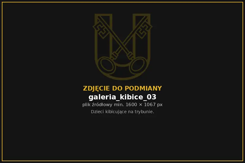 Najmłodsi kibice Unii na trybunie