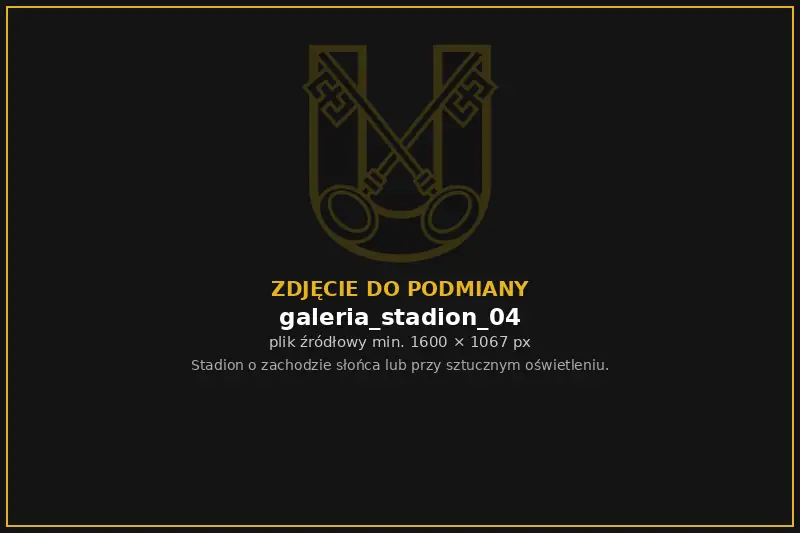 Stadion Unii o zachodzie słońca